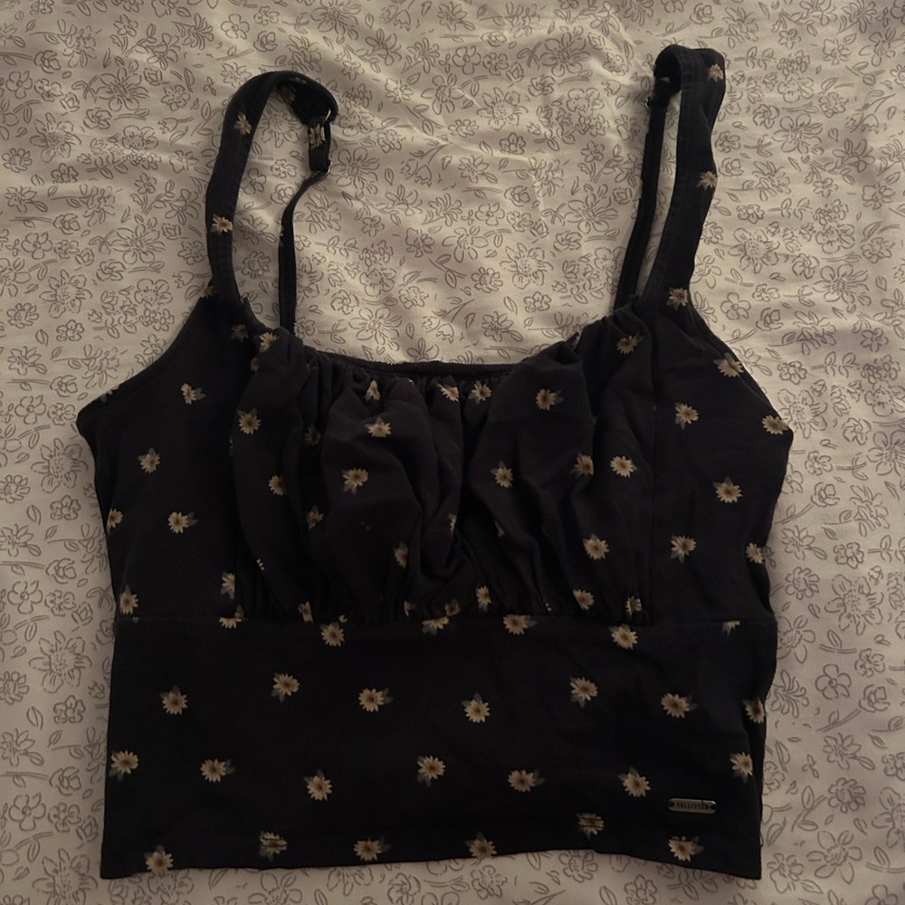 Floral Black Women's Top